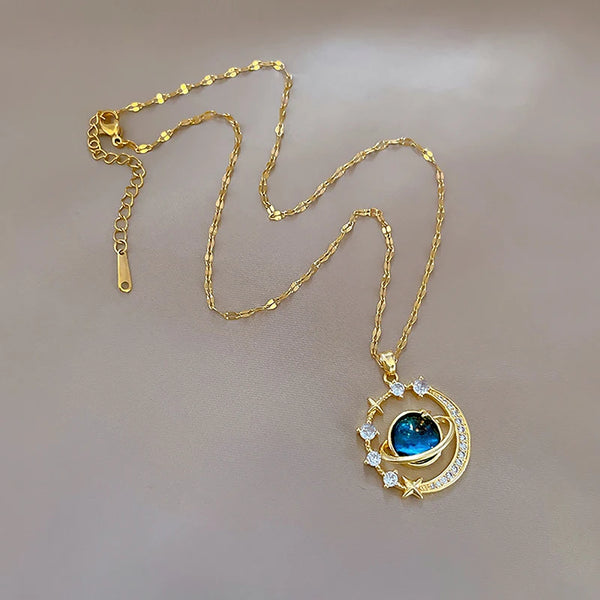 Collar Planeta Brillante