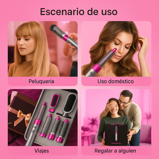 Plancha 5 en 1 Transforma tu cabello en minutos