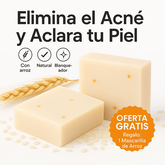 Jabón Anti Acné y Aclara tu piel en cada mañana