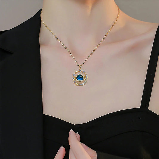 Collar Planeta Brillante